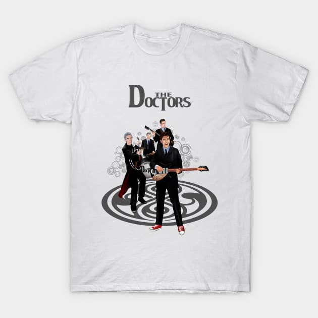 The Doctor Band T-Shirt by Dezigner007